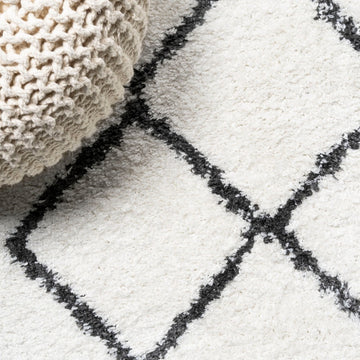 Cami Moroccan Style Diamond Shag Area Rug